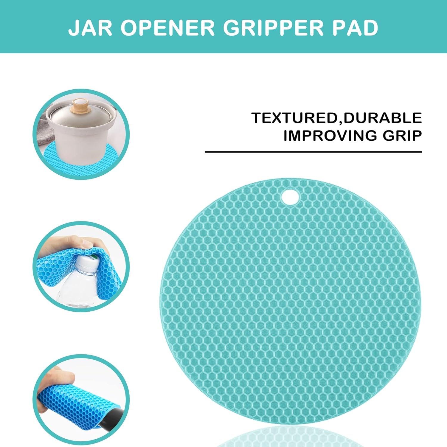 Senior-Friendly Jar Opener: 5-in-1 Non-Slip Tool for Arthritic Hands & Stubborn Lids - Take Fire