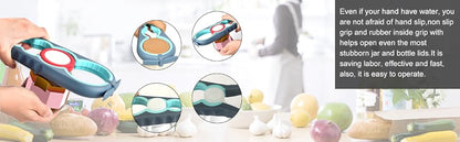 Senior-Friendly Jar Opener: 5-in-1 Non-Slip Tool for Arthritic Hands & Stubborn Lids - Take Fire