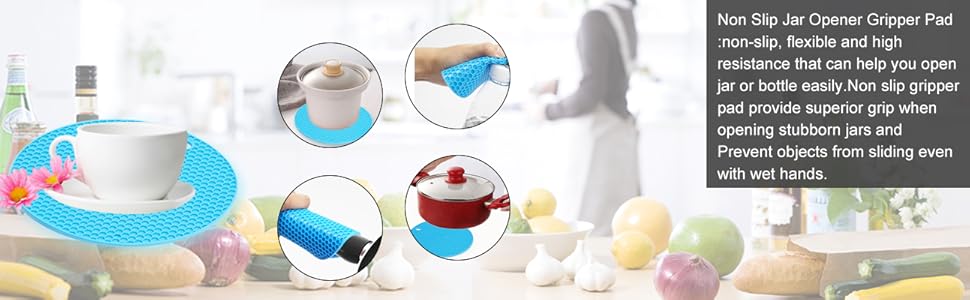 Senior-Friendly Jar Opener: 5-in-1 Non-Slip Tool for Arthritic Hands & Stubborn Lids - Take Fire