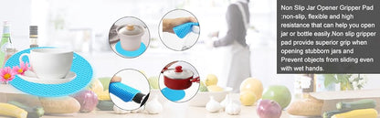 Senior-Friendly Jar Opener: 5-in-1 Non-Slip Tool for Arthritic Hands & Stubborn Lids - Take Fire