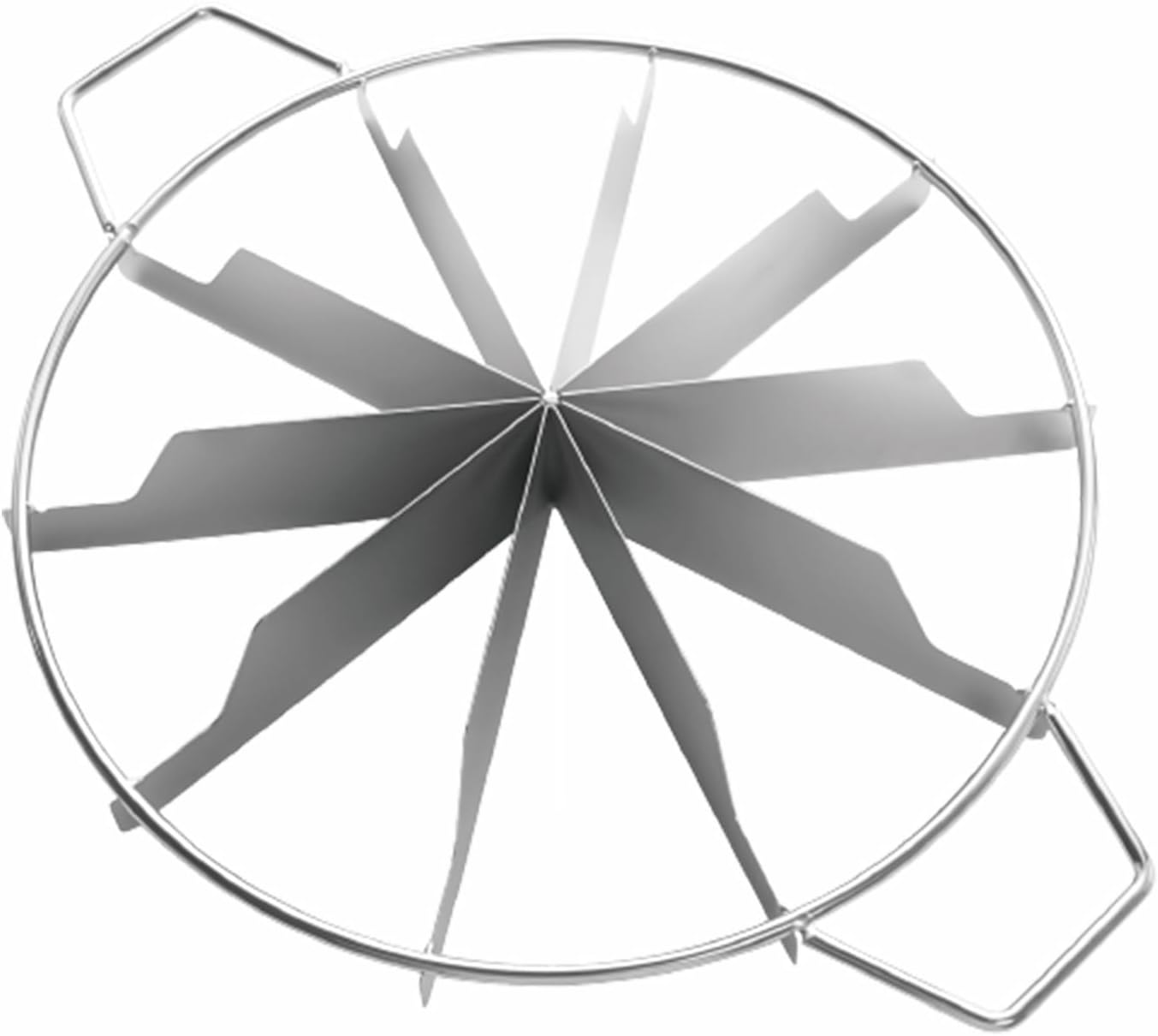 Stainless Steel Pie Cutter: 10-Slice Design for Pizza, Cookies & Pastries - Take Fire
