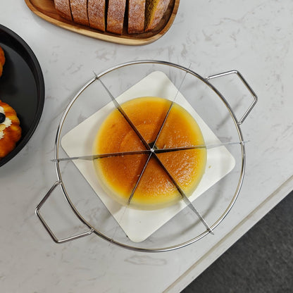 Stainless Steel Pie Cutter: 10-Slice Design for Pizza, Cookies & Pastries - Take Fire