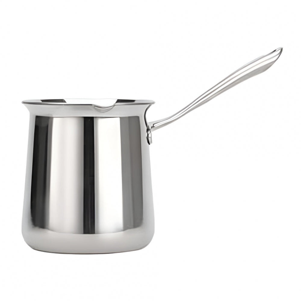 Turkish Coffee Pot: SUS304 Stainless Steel Briki for Greek & Arabic Coffee (20oz) - Take Fire