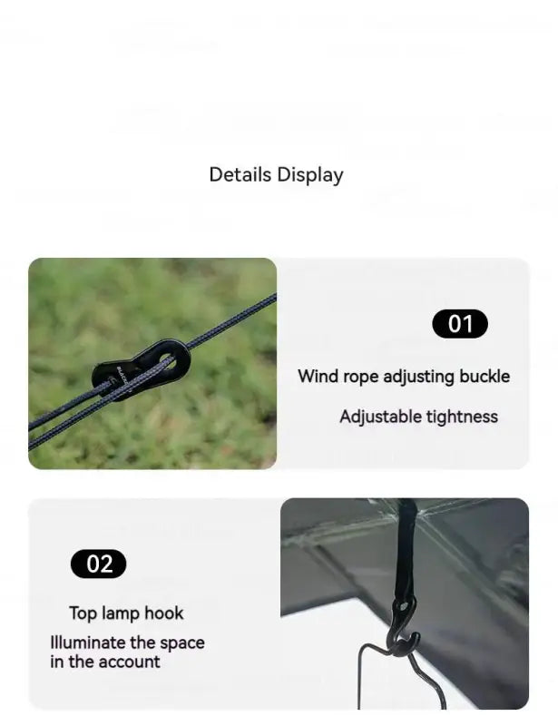 Automatic Black-Coated Camping Tent - 帐篷