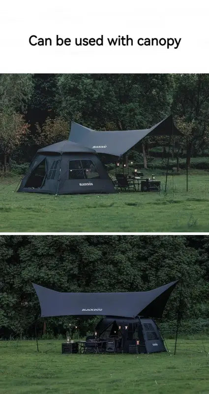Automatic Black-Coated Camping Tent - 帐篷
