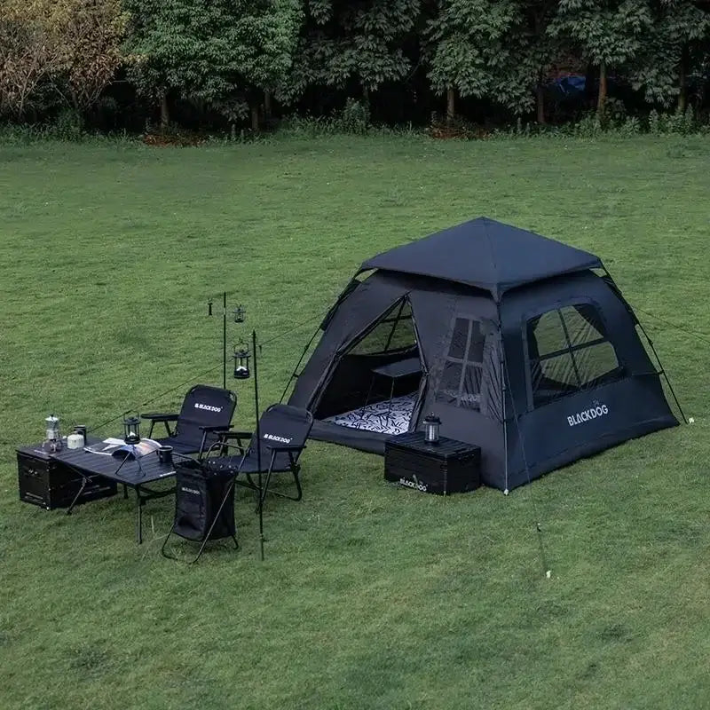 Automatic Black-Coated Camping Tent - 帐篷