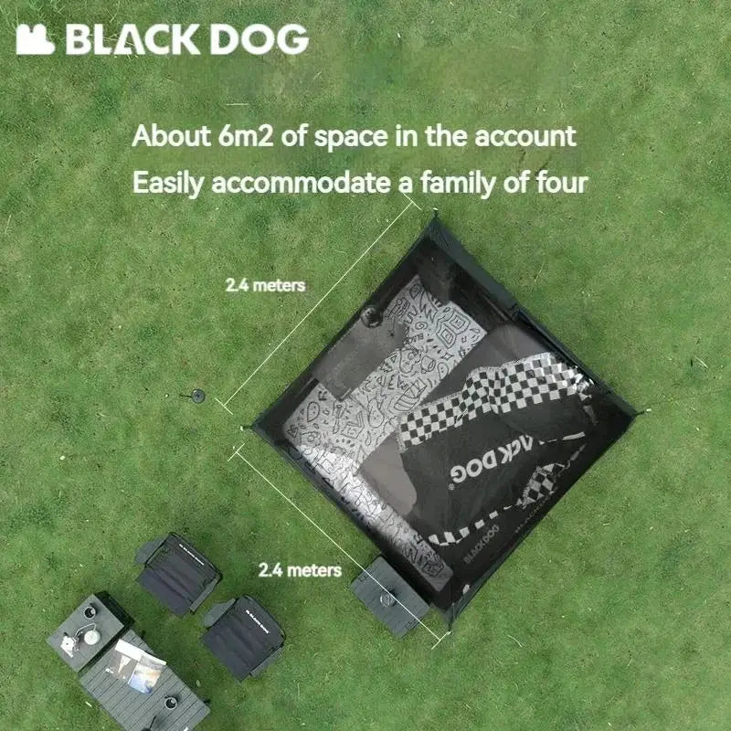 Automatic Black-Coated Camping Tent - 帐篷