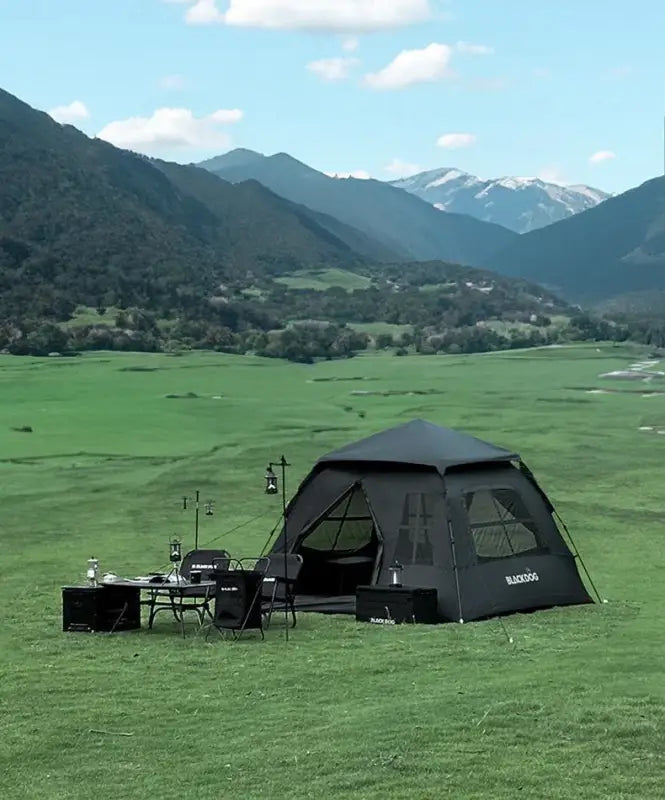 Automatic Black-Coated Camping Tent - 帐篷