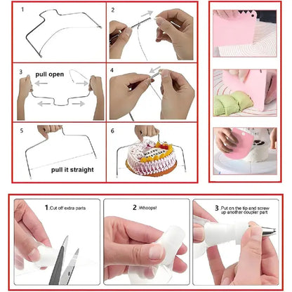 Cake Decorating Kit for Creating Stunning Confections and Professional Artistry