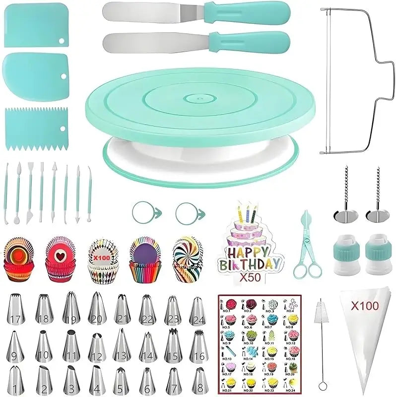 Cake Decorating Kit for Creating Stunning Confections and Professional Artistry