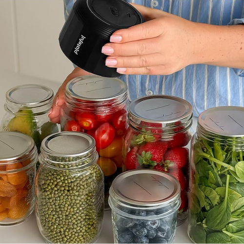 Electric Mason Jar Vacuum Sealer for Airtight Food Preservation