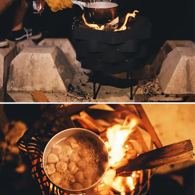 Eco-Friendly Outdoor Wood Burning Stove