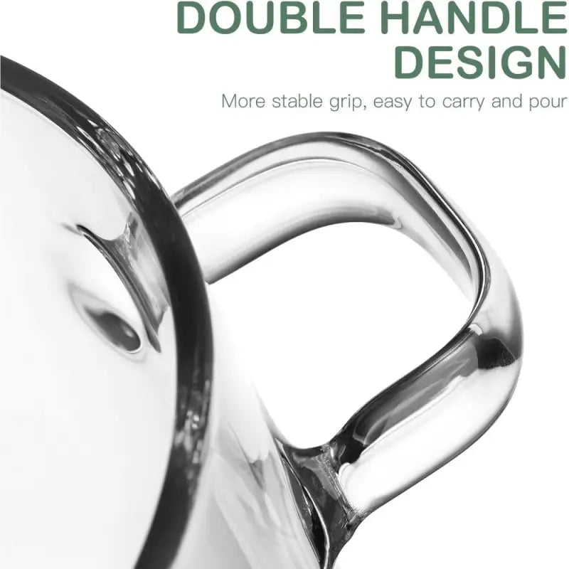 Transparent Saucepan: 1900ml Borosilicate Pot with Lid for Stovetop Cooking & Display - Take Fire