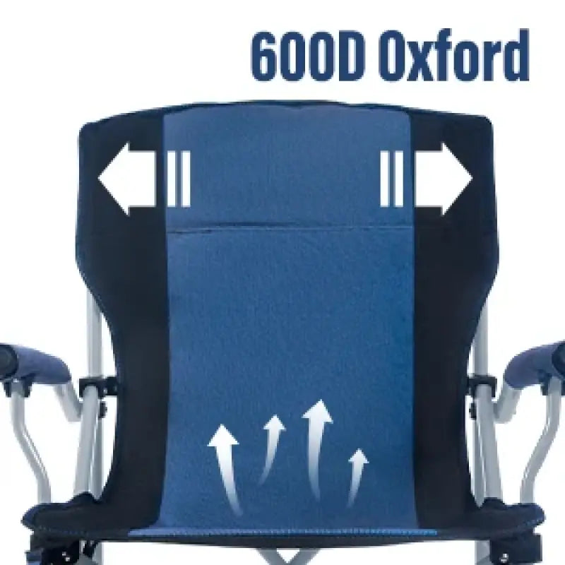 Heavy Duty Folding Camping Chair - Blue - 折叠椅