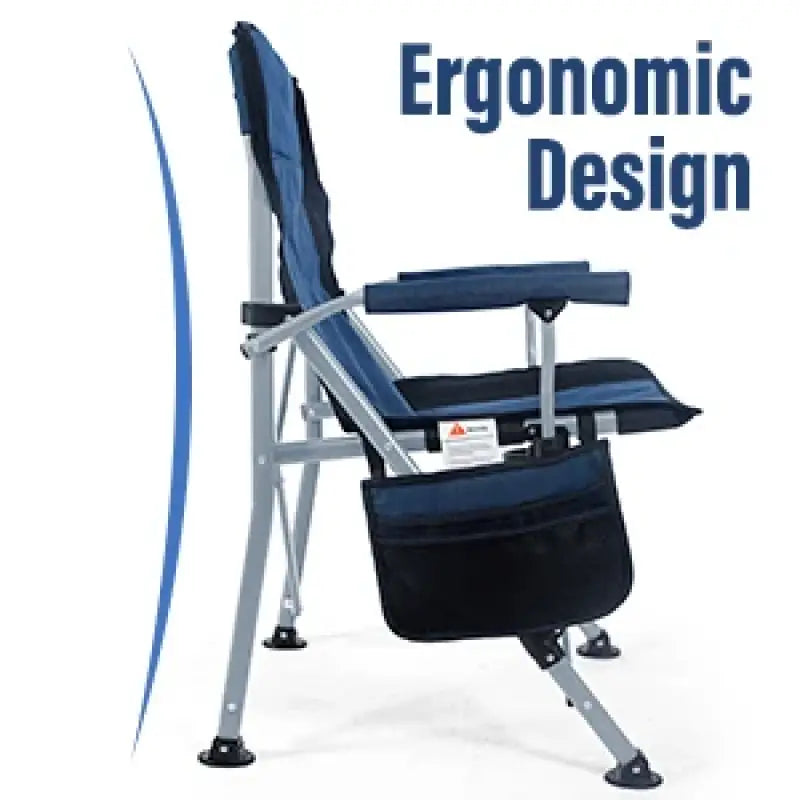 Heavy Duty Folding Camping Chair - Blue - 折叠椅