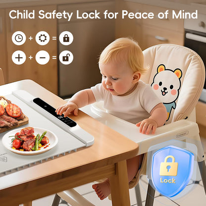 Intelligent Food Warming Mat with Precise Temperature Control and Advanced Heating Technology