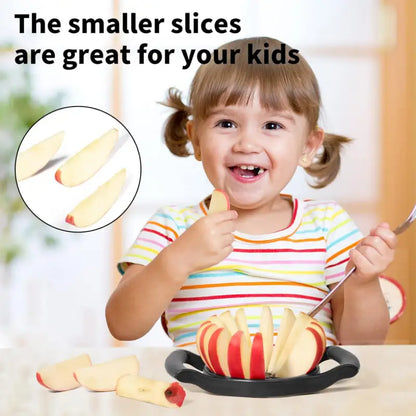 Innovative 16-Blade Slicer for Perfect Uniform Slices of Large Apples
