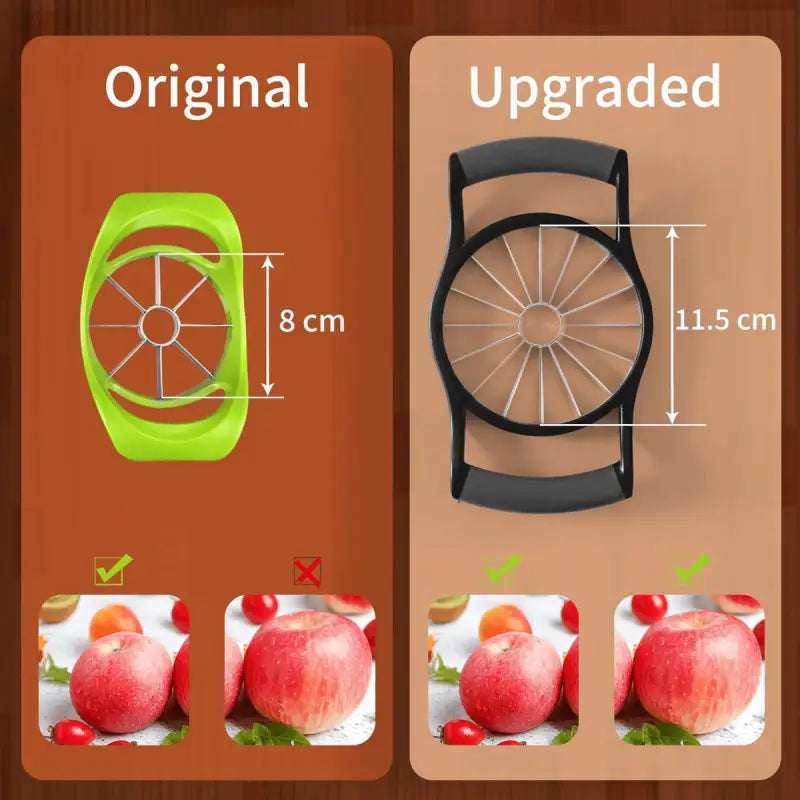 Innovative 16-Blade Slicer for Perfect Uniform Slices of Large Apples