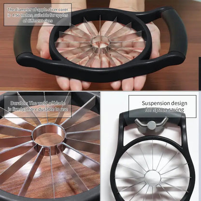 Innovative 16-Blade Slicer for Perfect Uniform Slices of Large Apples