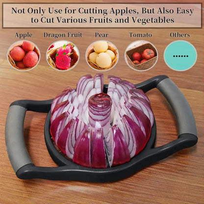 Innovative 16-Blade Slicer for Perfect Uniform Slices of Large Apples