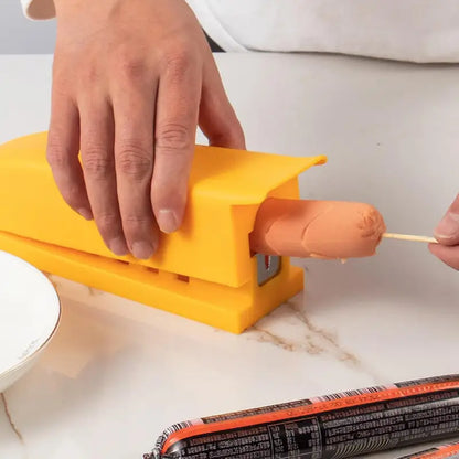 Innovative Hot Dog Slicer for Creating Uniform Hot Dogs and Enhancing Culinary Presentation