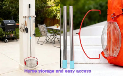 Acorn Picker Roller: 44.7" 3-Section Gatherer for Nuts & Golf Balls Outdoor - Take Fire