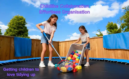 Acorn Picker Roller: 44.7" 3-Section Gatherer for Nuts & Golf Balls Outdoor - Take Fire