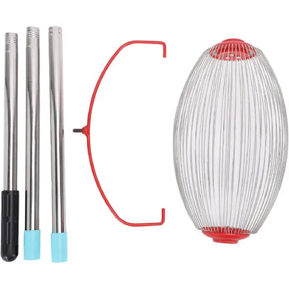 Acorn Picker Roller: 44.7" 3-Section Gatherer for Nuts & Golf Balls Outdoor - Take Fire