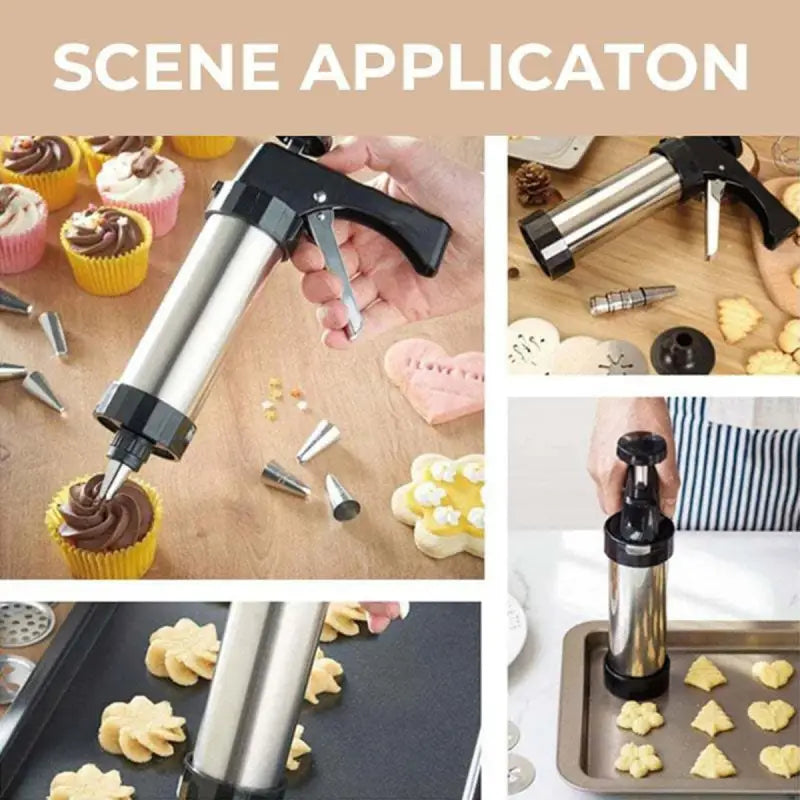 Intuitive Piping Set for Transforming Ordinary Desserts into Professional Decorations