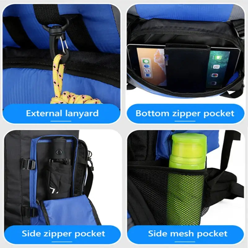 Large Capacity Waterproof Hiking Backpack - 背包