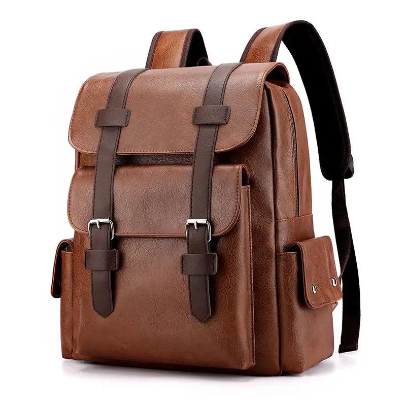 TakeFunGOGOGO Premium PU Leather Men’s Backpack TFgogogo backpack backpack brands backpack cooler backpack exchange backpack for men backpack for school backpack for women backpack wallet backpacker backpacking hiking backpack travel backpack