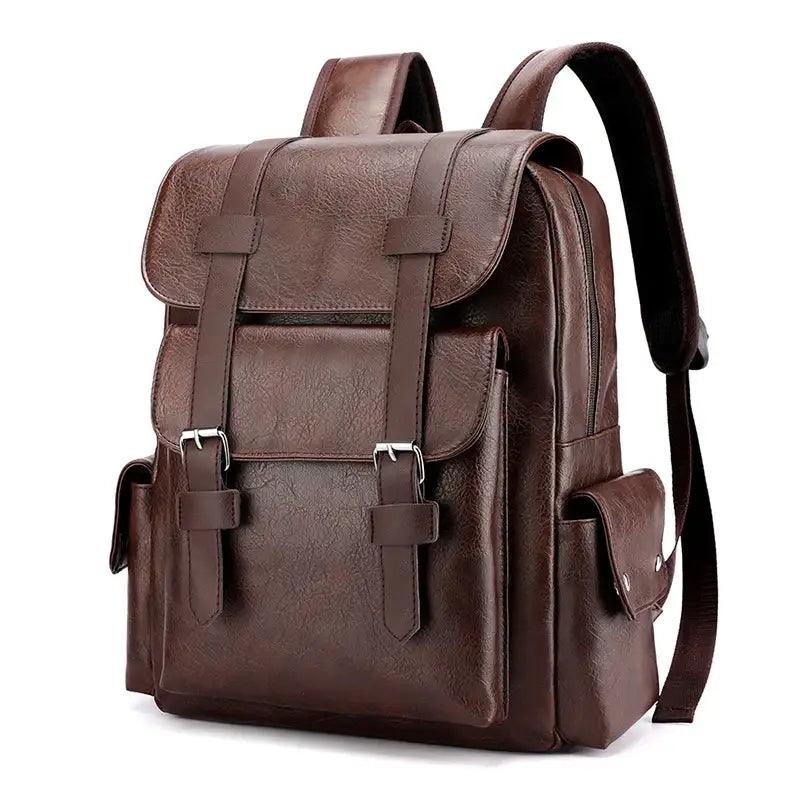 TakeFunGOGOGO Premium PU Leather Men’s Backpack TFgogogo backpack backpack brands backpack cooler backpack exchange backpack for men backpack for school backpack for women backpack wallet backpacker backpacking hiking backpack travel backpack