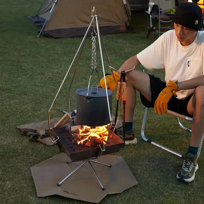 MOBI GARDEN Portable Bonfire Campfire Pit - Campfire Pit