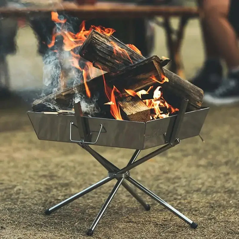 MOBI GARDEN Portable Bonfire Campfire Pit - Campfire Pit