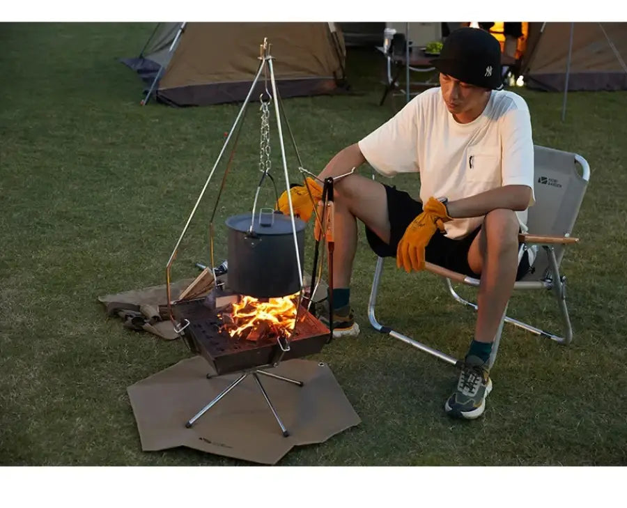 MOBI GARDEN Portable Bonfire Campfire Pit - Campfire Pit