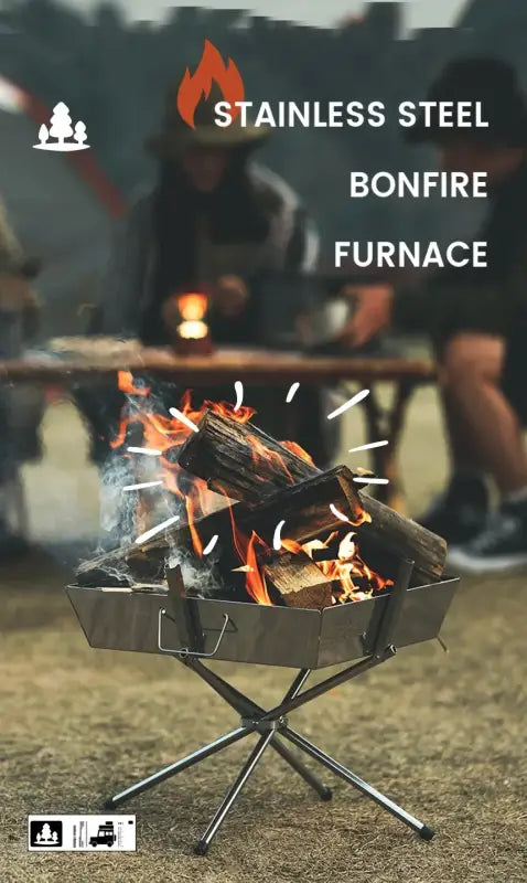 MOBI GARDEN Portable Bonfire Campfire Pit - Campfire Pit