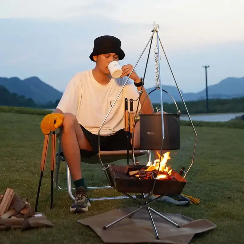 MOBI GARDEN Portable Bonfire Campfire Pit - Campfire Pit