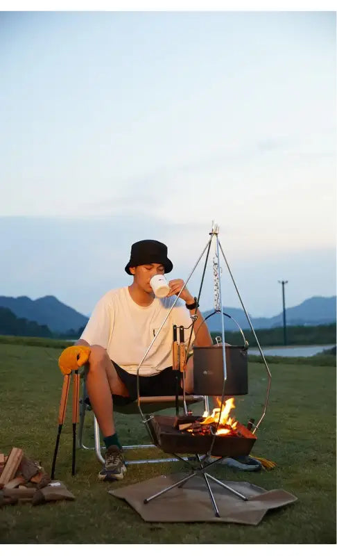 MOBI GARDEN Portable Bonfire Campfire Pit - Campfire Pit