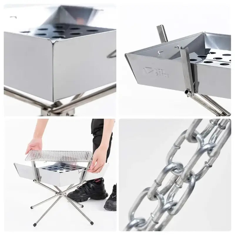 MOBI GARDEN Portable Bonfire Campfire Pit - Campfire Pit