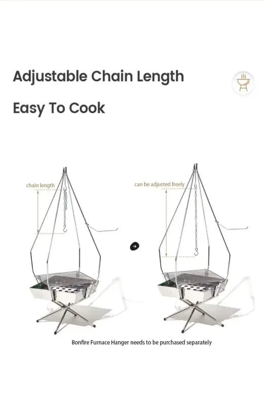 MOBI GARDEN Portable Bonfire Campfire Pit - Campfire Pit