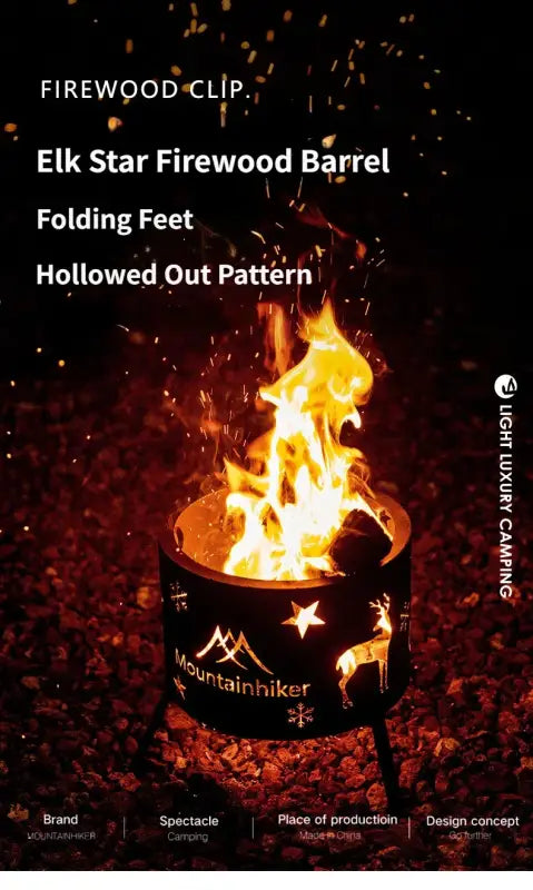 MOUNTAINHIKER Elk Star Fire Pit