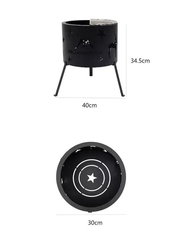 MOUNTAINHIKER Elk Star Fire Pit