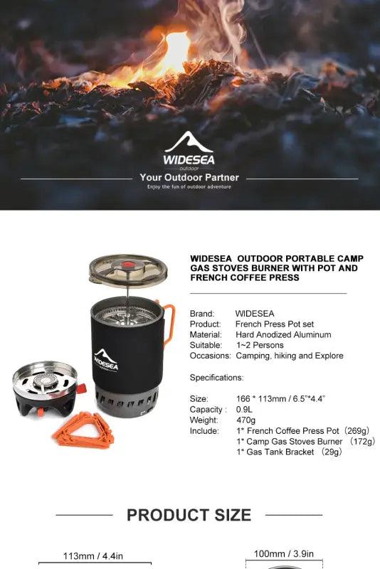 TakeFunGOGOGO Widesea Outdoor Gas Stove TFgogogo 