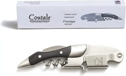 Spring-Loaded Corkscrew: French Patented Double Lever for Effortless Wine Opening - Take Fire