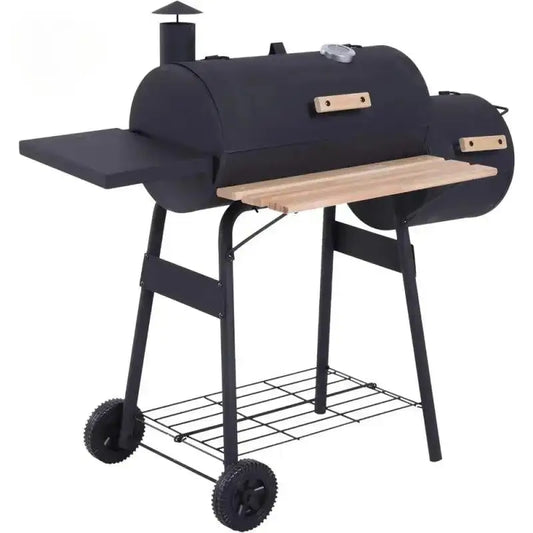 Portable Barrel Charcoal BBQ Grill
