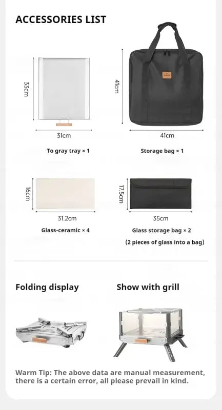 Stainless Steel Camping Fire Rack