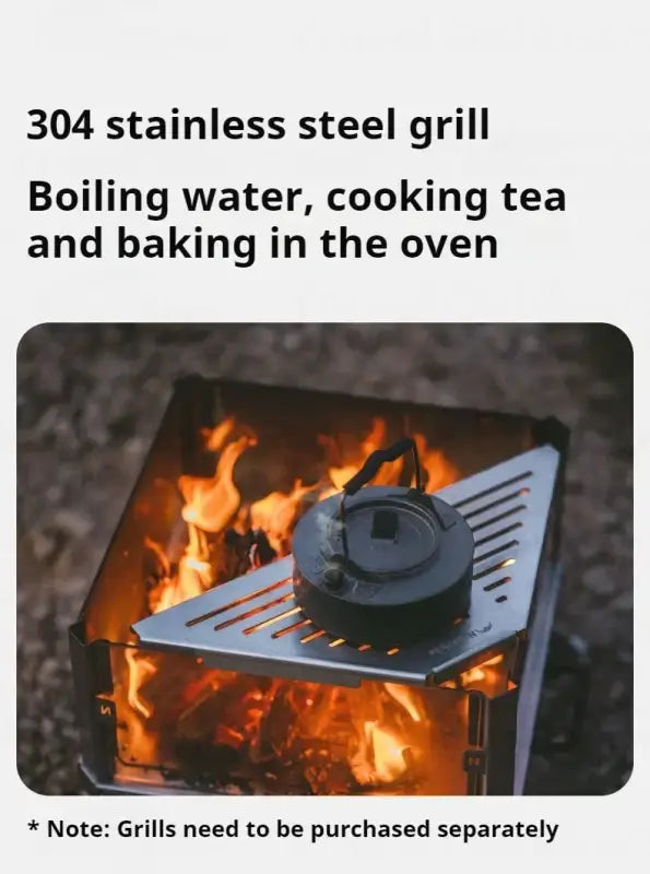 Stainless Steel Camping Fire Rack