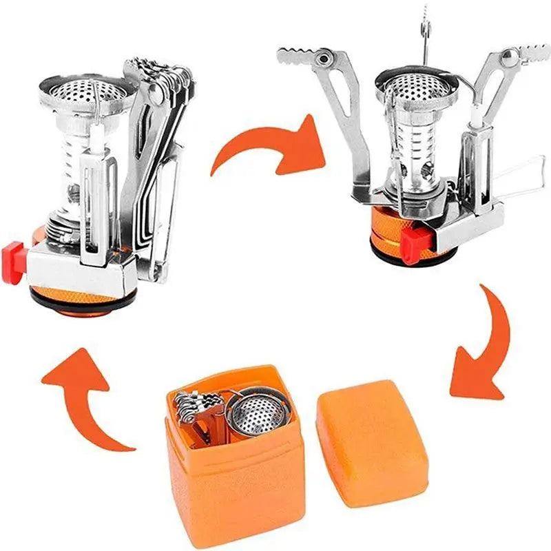 TakeFunGOGOGO Ultra-Light Aluminum Camp Stove TakeFunGOGOGO 