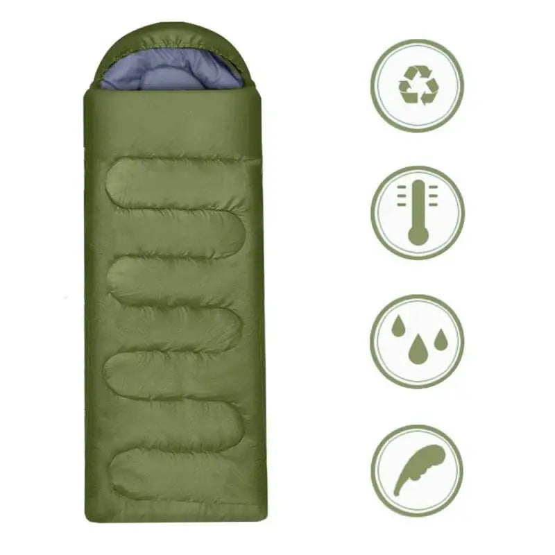 Ultralight Waterproof 4-Season Envelope Sleeping Bag - 睡袋
