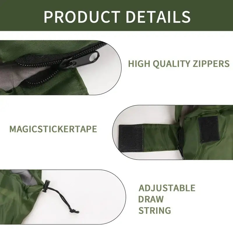 Ultralight Waterproof 4-Season Envelope Sleeping Bag - 睡袋